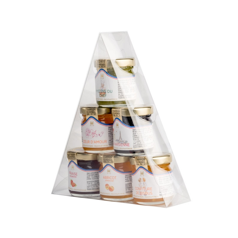 PYRAMIDE POLISSON 45G 6 mini pots